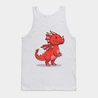 Cute Dragon Cartoon Tank Top